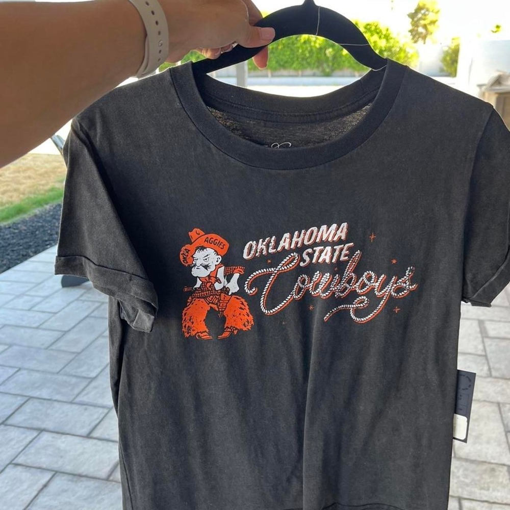 Gameday Social Oklahoma State Cowboys‎ Black Graphic Tee